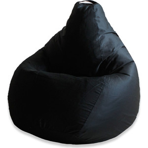 Кресло-мешок DreamBag Черное фьюжн 3XL 150x110 кресло мешок dreambag белое оксфорд 3xl 150x110