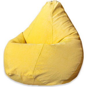 Кресло-мешок DreamBag Желтый микровельвет 3XL 150x110 кресло мешок dreambag сиена мята 3xl 150x110