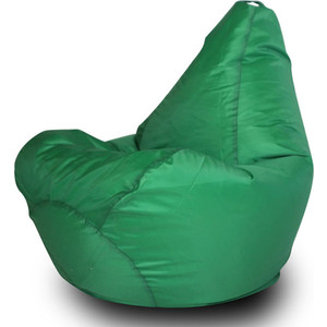 Кресло-мешок DreamBag Зеленое оксфорд L 80x75 кресло мешок dreambag василек оксфорд 2xl 135x95