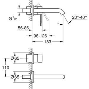 Смеситель для раковины Grohe Essence (19408GN1)