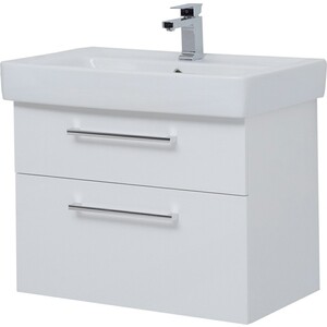 Мебель для ванной Dreja Q Max 80 с ящиками, белый глянец