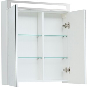 Зеркальный шкаф Dreja Max 70 белый глянец (77.9007W)