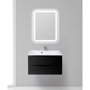 Мебель для ванной BelBagno Marino 80 nero lucido смеситель для раковины с донным клапаном belbagno luce luc lvm nero