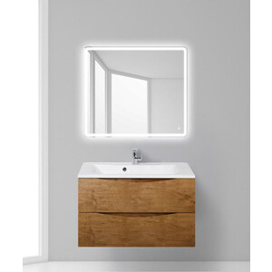 Мебель для ванной BelBagno Marino 90 rovere nature зеркало orange nature 80 с подсветкой on 80ze