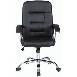 Кресло офисное Brabix Bit EX-550 хром, экокожа черное (531838) кресло brabix gt carbon gm 115 две подушки экокожа черное 531932