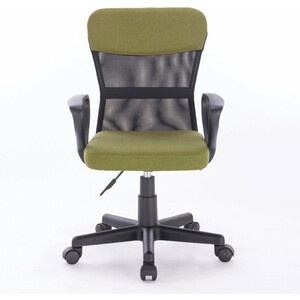 Кресло Brabix Jet MG-315 с подлокотниками, зеленое (531841) скамья для прихожей мебелик с подлокотниками мягкая экокожа крем каркас бук п0005680