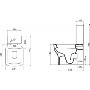 Унитаз-компакт безободковый BelBagno Vaso тонкое сиденье микролифт (BB127CP, BB127T, BB127SC)