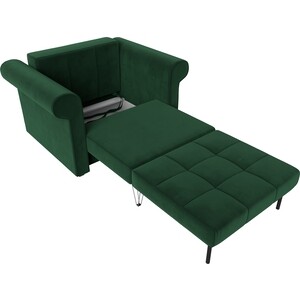 Кресло-кровать АртМебель Берли велюр зеленый