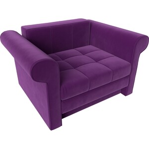Кресло-кровать АртМебель Берли вельвет фиолетовый кровать софа выдвижная млк джуниор латофлексы