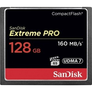 Sandisk Extreme Pro CF 160MB/s 128 GB VPG 65, UDMA 7 (SDCFXPS-128G-X46)