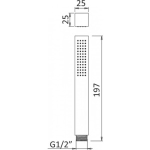 Душевая система Cezares Porta со смесителем, хром (PORTA-CD-01)
