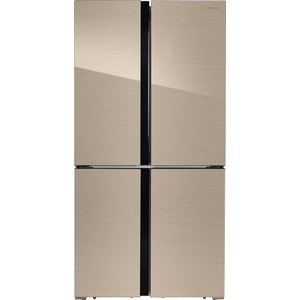 Холодильник Hiberg RFQ-500DX NFGY морозильный ларь hiberg pf 32l4 nfg 320 275 л no frost 22 кг cутки 4 корзины золотистый