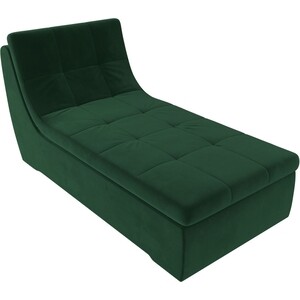 Модуль Лига Диванов Холидей канапе велюр зеленый модуль лига диванов холидей кресло микровельвет зеленый