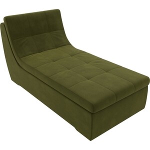 Модуль Лига Диванов Холидей канапе микровельвет зеленый модуль лига диванов холидей кресло микровельвет зеленый