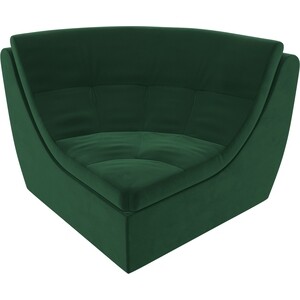 Модуль Лига Диванов Холидей угол велюр зеленый модуль лига диванов холидей кресло микровельвет зеленый