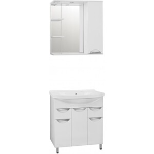 Мебель для ванной Style line Жасмин 80 белая зеркало шкаф style line жасмин 55 с подсветкой белый 4650134470611