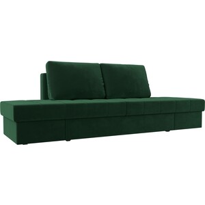 Диван трансформер Лига Диванов Сплит велюр зеленый надувной диван трансформер bestway
