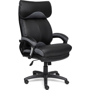 Кресло TetChair DUKE кож/зам/ткань черный/серый 36-6/12 кресло tetchair profit plt ткань серый 207 w 11 20614