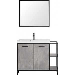 Мебель для ванной Style line Лофт 100 Бетон зеркальный шкаф style line экзотик 75 бетон лс 00000398
