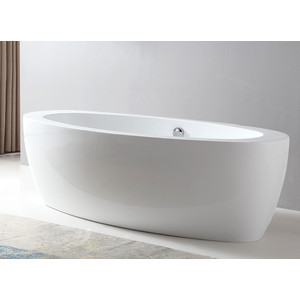 Акриловая ванна Abber 185x91 отдельностоящая (AB9206) карбоновая ванна 180x85 см abber karbon ak9002 1 8
