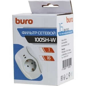 Сетевой фильтр Buro 100SH-W
