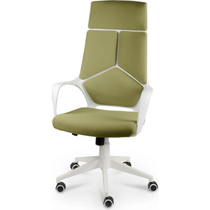 Кресло офисное NORDEN IQ white plastic green белый пластик/зеленая ткань корзина для хранения 18 5х16 2х26 см прямоугольная пластик зеленая с крышкой y4 7052