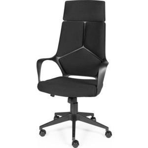 Кресло офисное NORDEN IQ full black черный пластик/черная ткань стул стандарт ткань черная