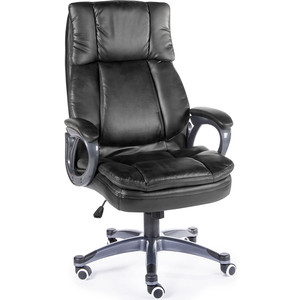 Кресло офисное NORDEN Мэдисон black серый пластик/черная экокожа офисное кресло для персонала dobrin terry lm 9400 серый велюр mj9 75
