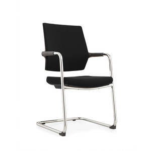 Кресло офисное NORDEN Стайл 1 CF/ хром/черная сетка/черная ткань кресло brabix premium stalker ex 608 ch хром ткань сетка кожзам черное 532091