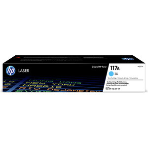 Картридж HP 117A голубой 700 стр. (W2071A) картридж для лазерного принтера easyprint c9731a 20171 голубой совместимый