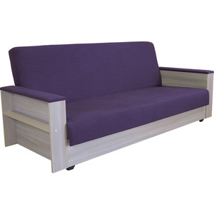 Диван-кровать Шарм-Дизайн Бруно ясень фиолетовый - фото 1