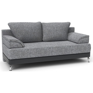 Диван еврокнижка Шарм-Дизайн ЕвроШарм серый с черным диван кровать шарм дизайн бит светло серый кровать