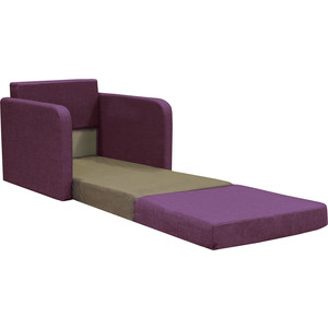 Кресло-кровать Шарм-Дизайн Бит фиолетовый.