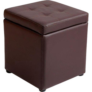 Пуф Шарм-Дизайн Евро с ящиком экокожа шоколад пуф шарм дизайн шарм с ящиком беж