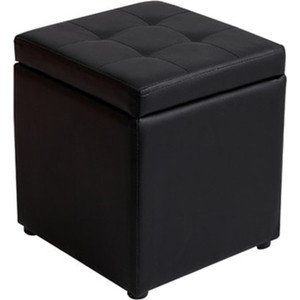 Пуф Шарм-Дизайн Евро с ящиком экокожа черный пуф шарм дизайн шарм с ящиком беж