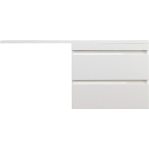 Мебель для ванной Style line Даллас Люкс 68 (130R) подвесная, под стиральную машину, усиленный кронштейн, белая