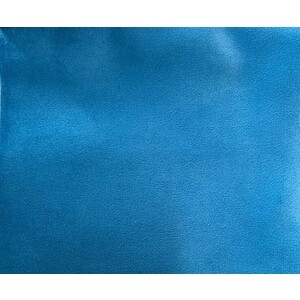 П-образный диван АртМебель Ричмонд велюр голубой экокожа черный