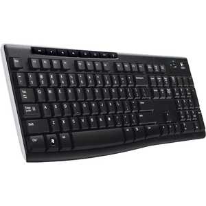 Клавиатура Logitech Wireless Keyboard K270 Black USB (920-003757) беспроводная клавиатура logitech k380 red
