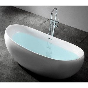 Акриловая ванна Abber 170x80 отдельностоящая (AB9236) ванна из полиэфирной смолы 180x85 см abber kristall at9702vesuvian