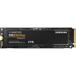 SSD накопитель Samsung 2Tb 970 EVO Plus M.2 MZ-V7S2T0BW ssd накопитель samsung 500gb 980 pro m 2 pci e 4 0 x4 3d mlc nand [r w 6400 2700 mb s]