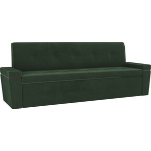 Кухонный прямой диван АртМебель Деметра велюр зеленый кухонный диван мебелико деметра микровелвет фиолетовый