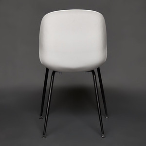 Стул TetChair Secret De Maison Beetle Chair (mod.70) ножки черный, сиденье и спинка белый