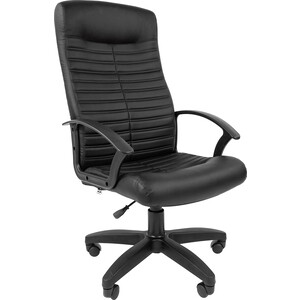 Офисное кресло Chairman Стандарт СТ-80 экокожа черный офисное кресло chairman 696 lt tw 01