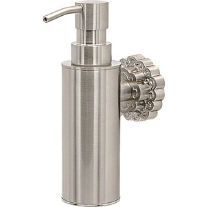 Дозатор для мыла Milacio Villena серебро (MC.908.SL) душевая система milacio villena со смесителем серебро mc 103 sl