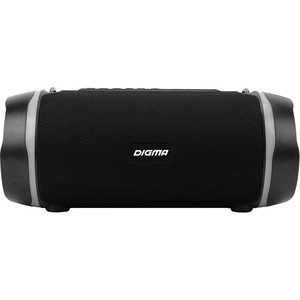Портативная колонка Digma S-39 (стерео, 25Вт, USB, Bluetooth, FM, 6 ч) черный