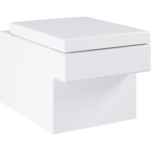 Сиденье для унитаза Grohe Cube Ceramic с микролифтом, альпин-белый (39488000)