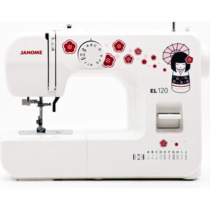 Швейная машина электромеханическая Janome EL-120 швейная машина janome 1008 326763 белая