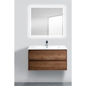 Тумба с раковиной BelBagno Kraft 90, Rovere Tabacco (KRAFT-900-2C-SO-RT, BB900ETL)