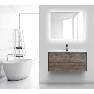 Тумба с раковиной BelBagno Kraft 100, Pino Pasadena (KRAFT-1000-2C-SO-PP, BB1000ETL)