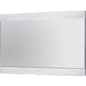 Зеркало навесное Олимп 33.13 Лючия бетон пайн белый комод олимп 33 11 лючия бетон пайн белый венге белый двпо белый
